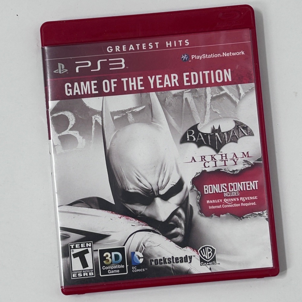 Batman Arkham City Game of the Year Edition PS3 Greatest Hits Sony PlayStation 3